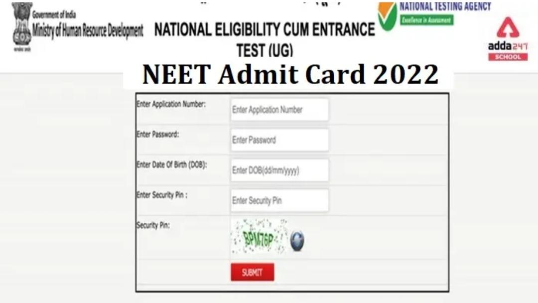 neet.nta.nic.in 2022 Admit Card UG Download [ Direct Link ]_30.1
