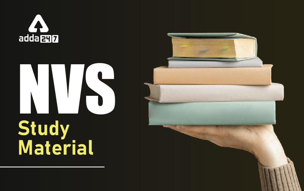 NVS Exam 2022 : NVS Study Material & Daily Free PDF_30.1