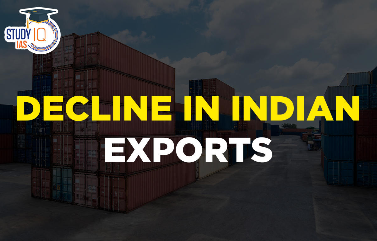 Decline in Indian Exports