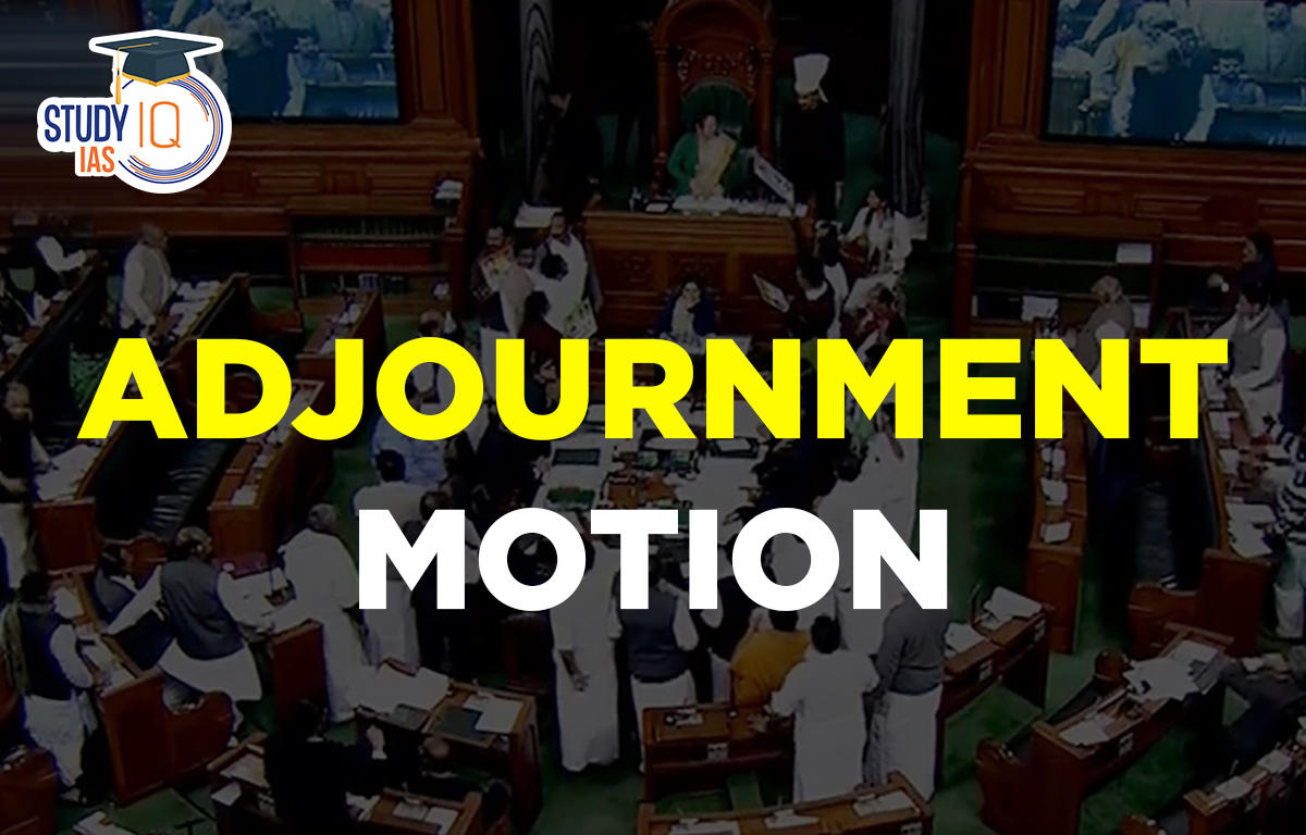 Adjournment Motion