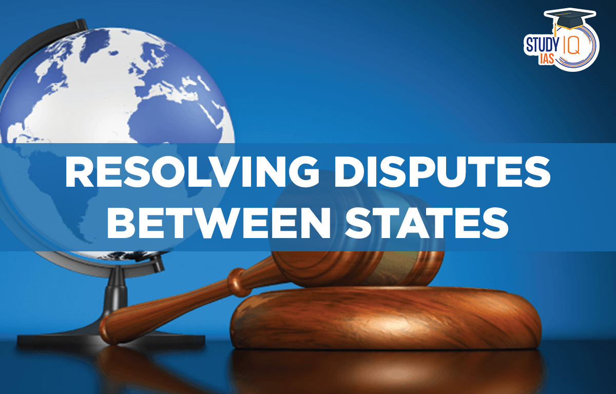 Resolving disputes between states