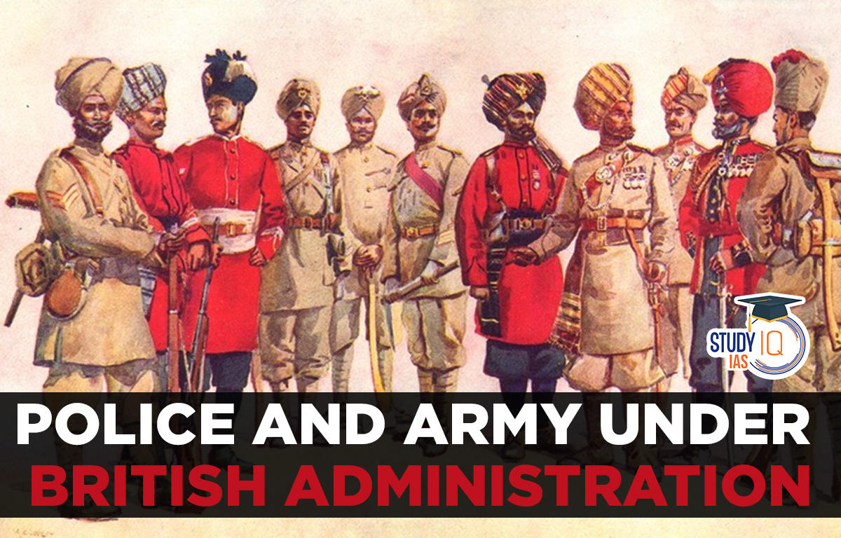 Police and Army under British Administration