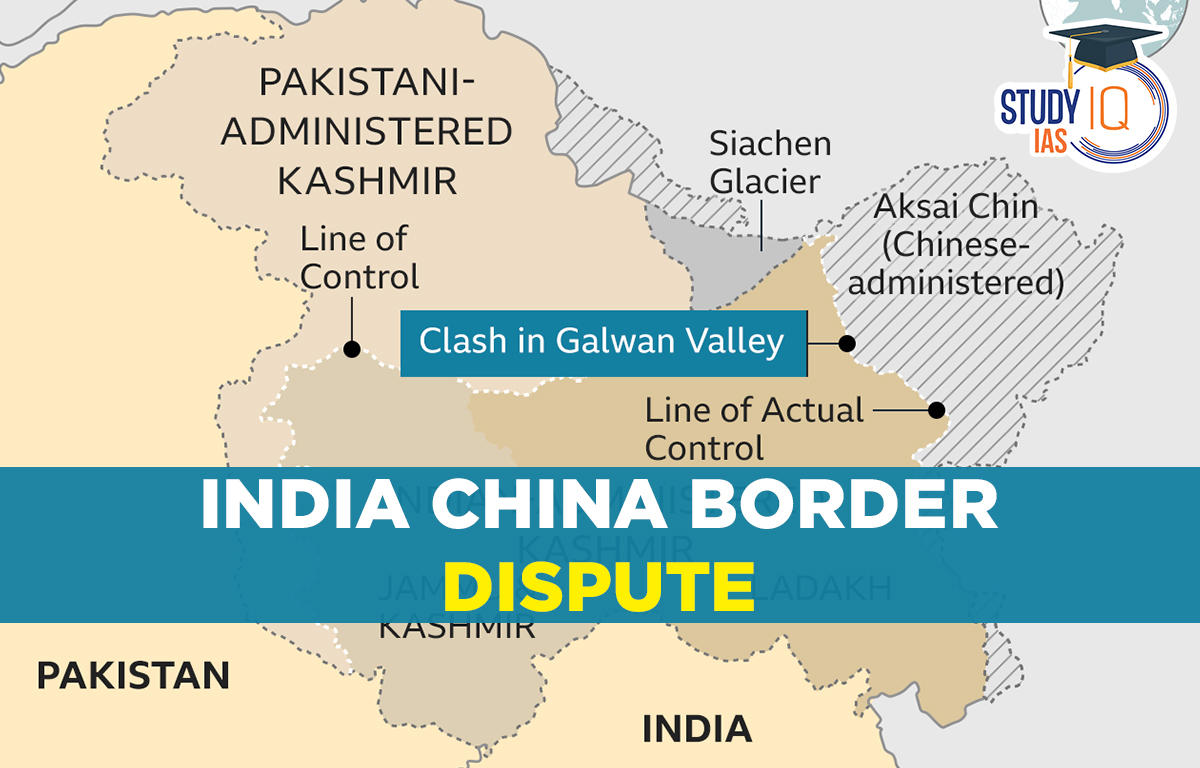 India China Border Dispute Map Conflicts Major Disputes