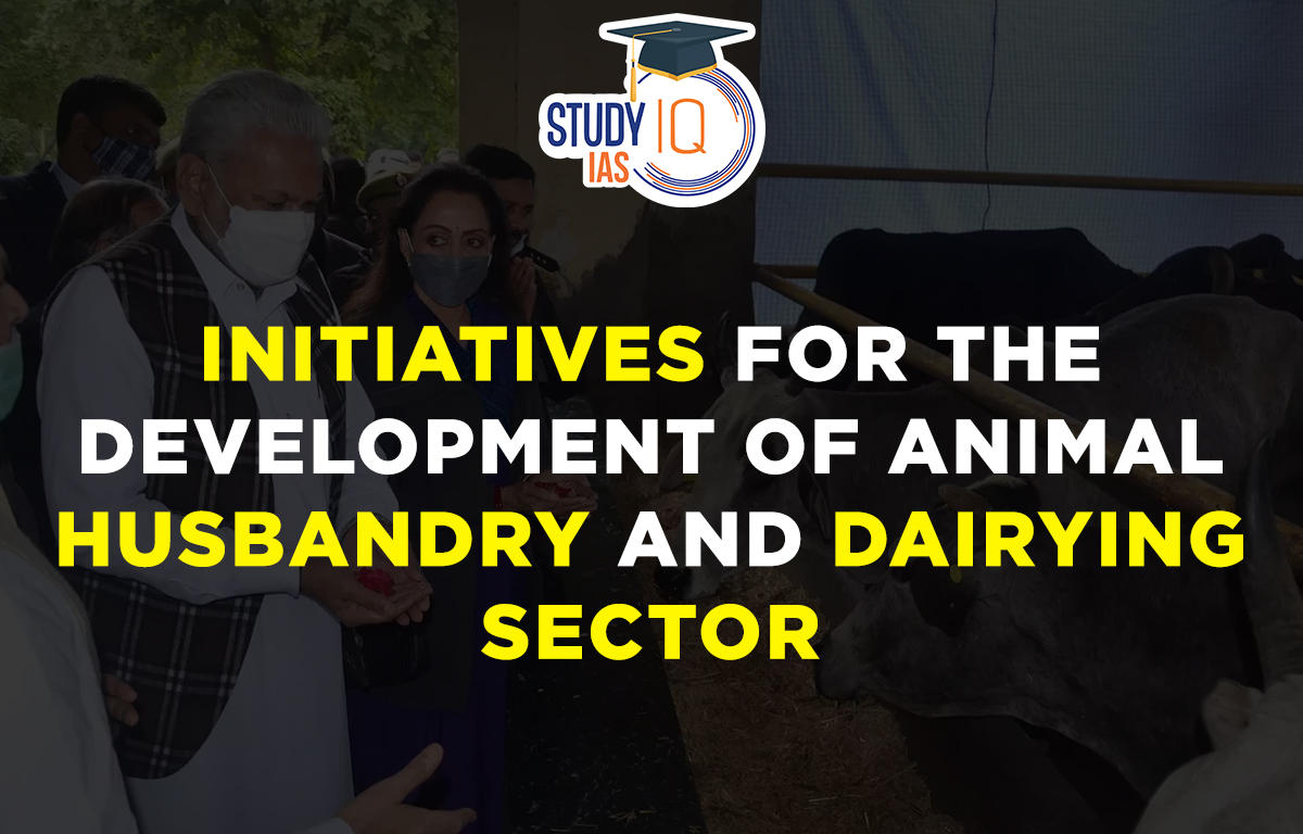 Initiatives for the Development of Animal Husbandry and Dairying Sector