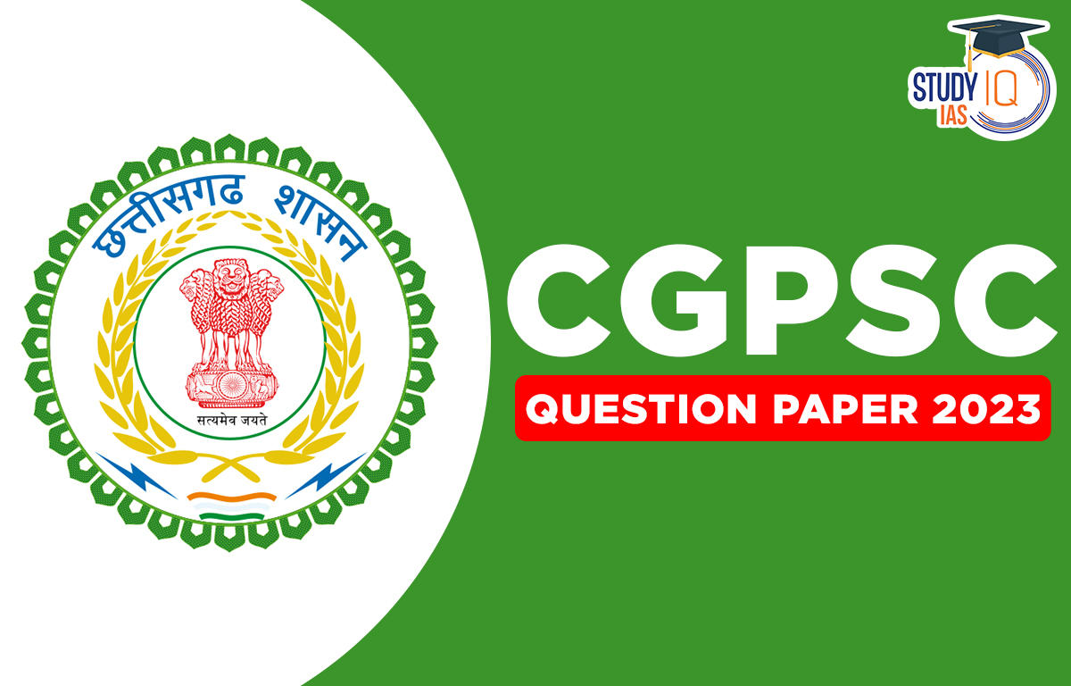 CGPSC Question Paper 2023