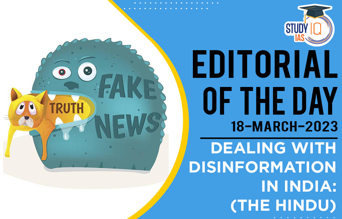 Dealing with disinformation in India