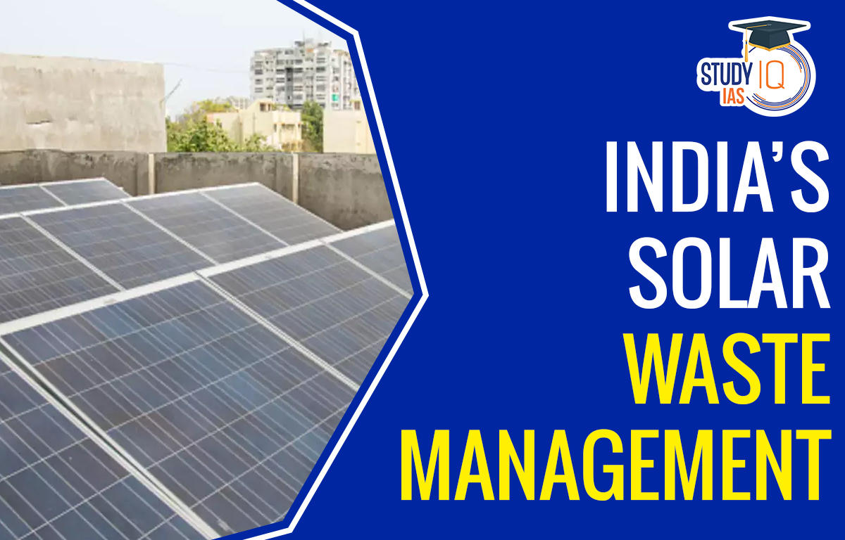 India’s Solar Waste Management