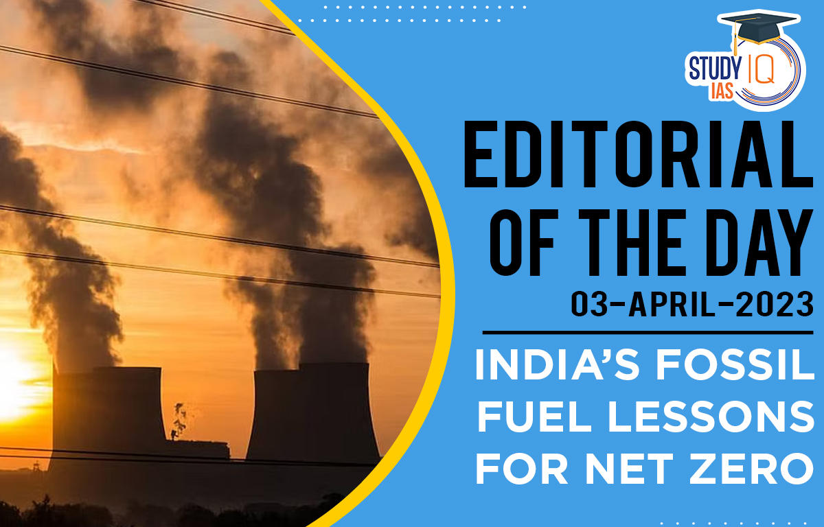 India’s Fossil Fuel Lessons for Net Zero