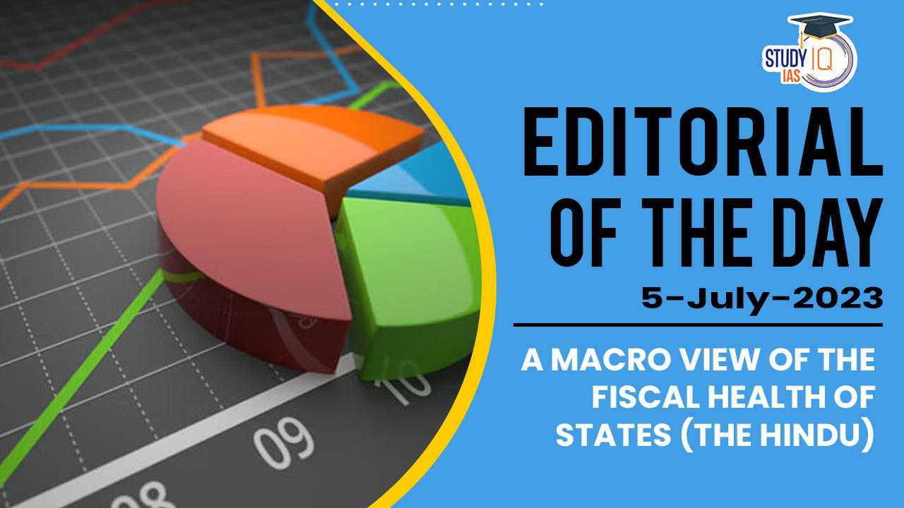 A Macro view of the Fiscal Health of States