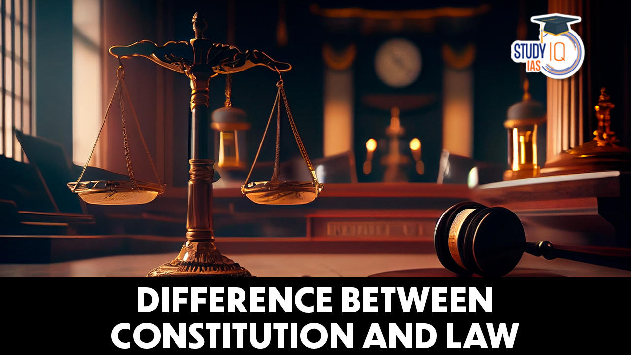 Difference Between Constitution and Law