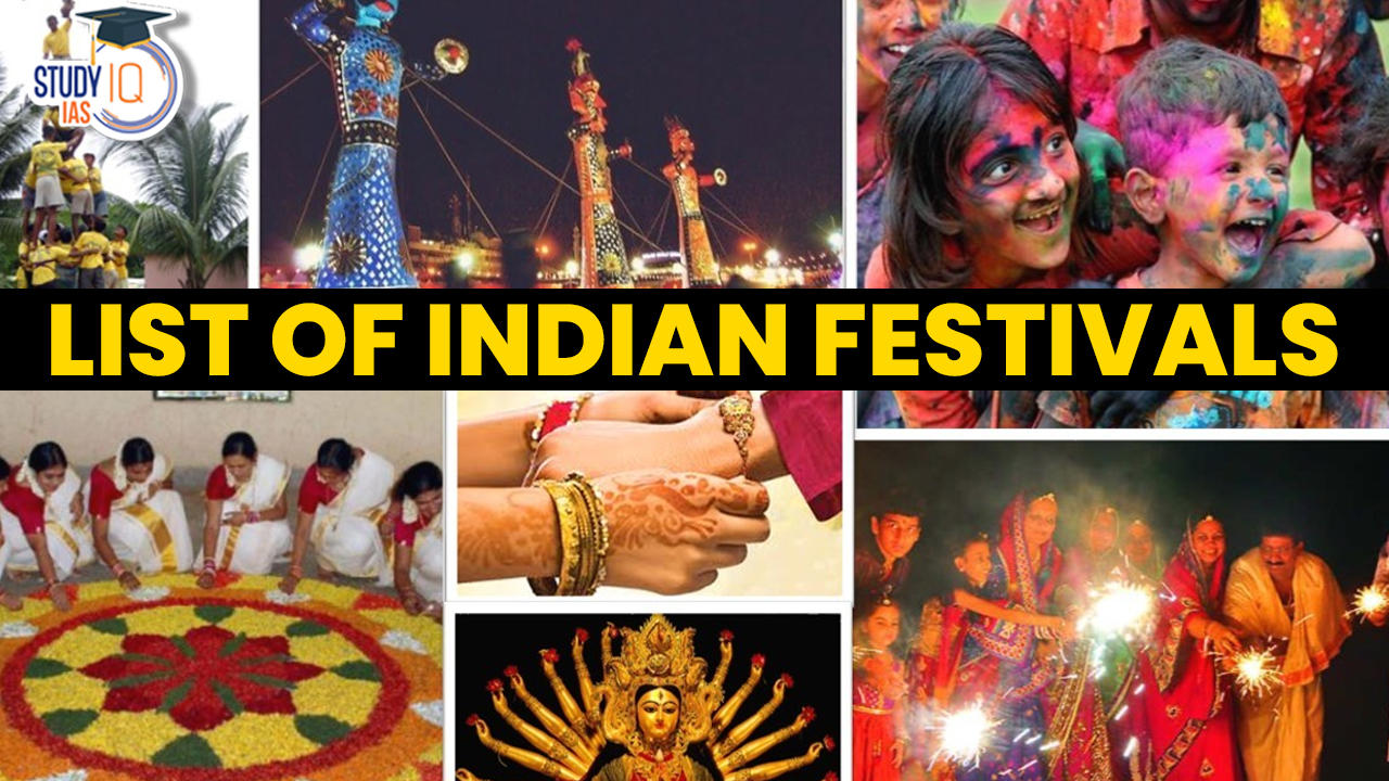 List of Indian Festivals, Statewise and Seasonwise here