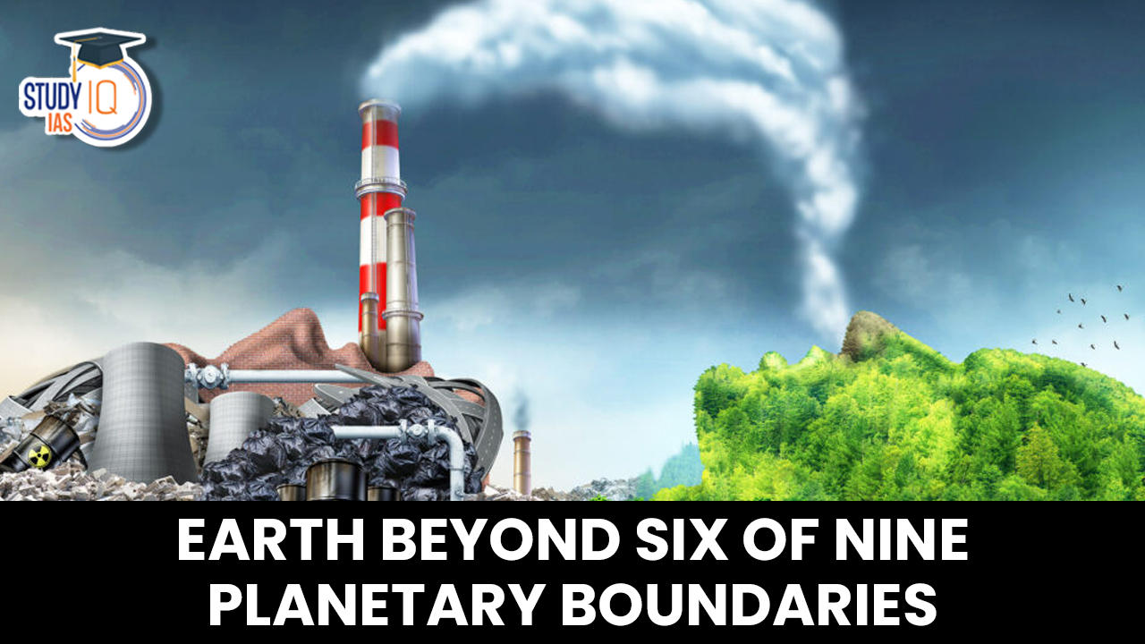 Earth Beyond Six of Nine Planetary Boundaries