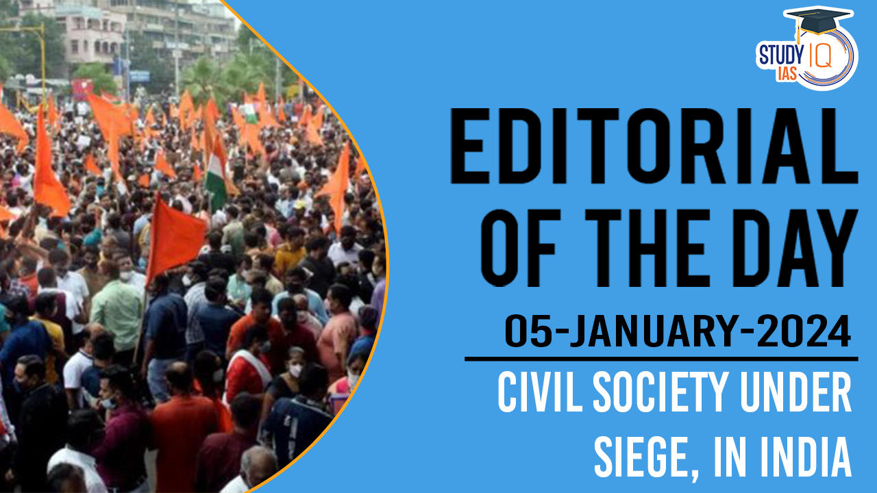 EOTD Civil society under siege, in India (blog)