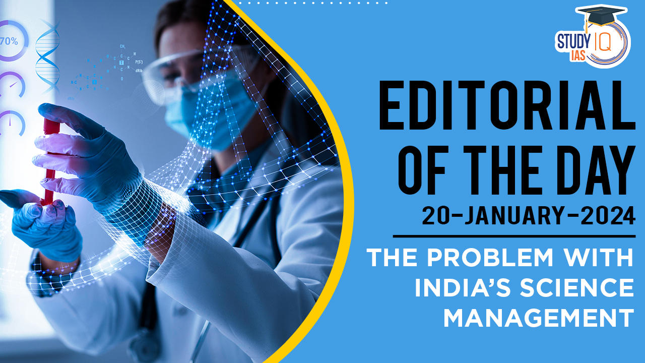 The problem with India’s science management