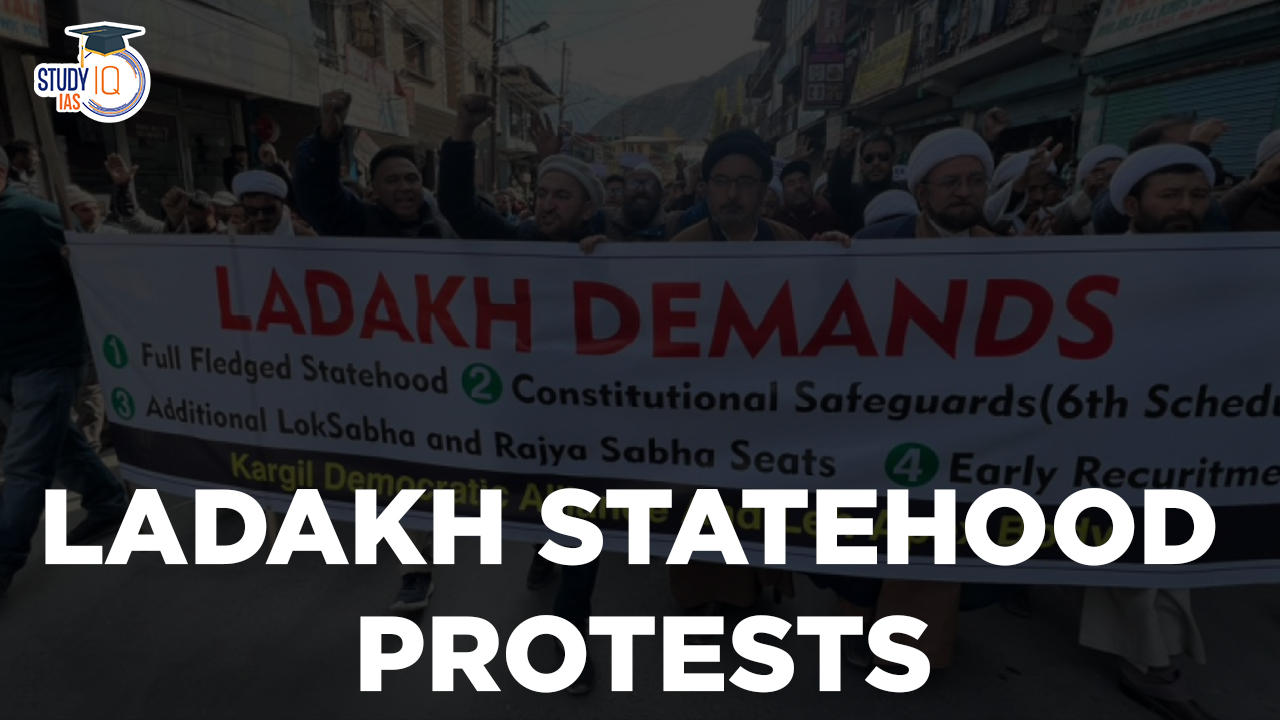 Ladakh statehood protest blog