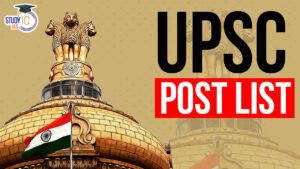 UPSC Post List