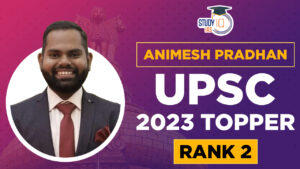 Animesh Pradhan (Rank 2) UPSC 2023 Topper