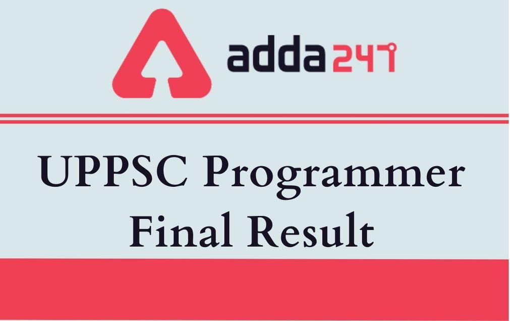 UPPSC Programmer Final Result 2020 Out: Check Merit List_20.1