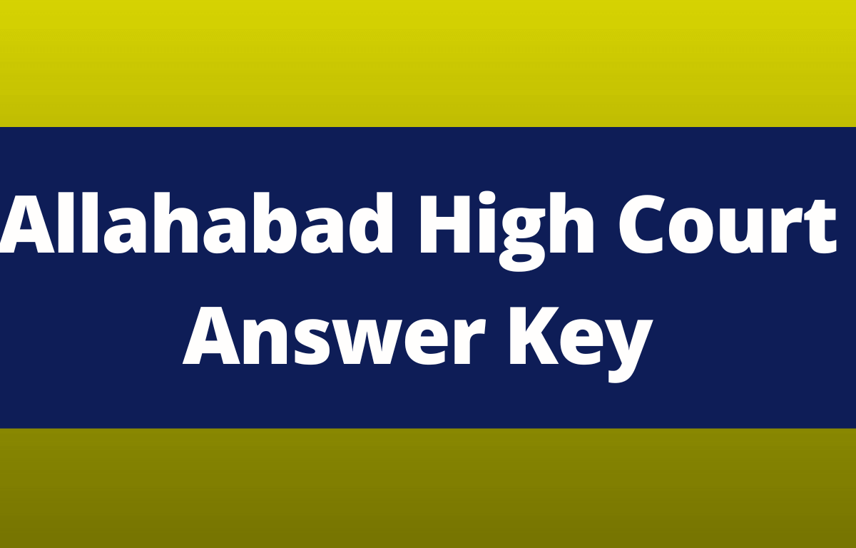 Allahabad High Court Answer Key (1)
