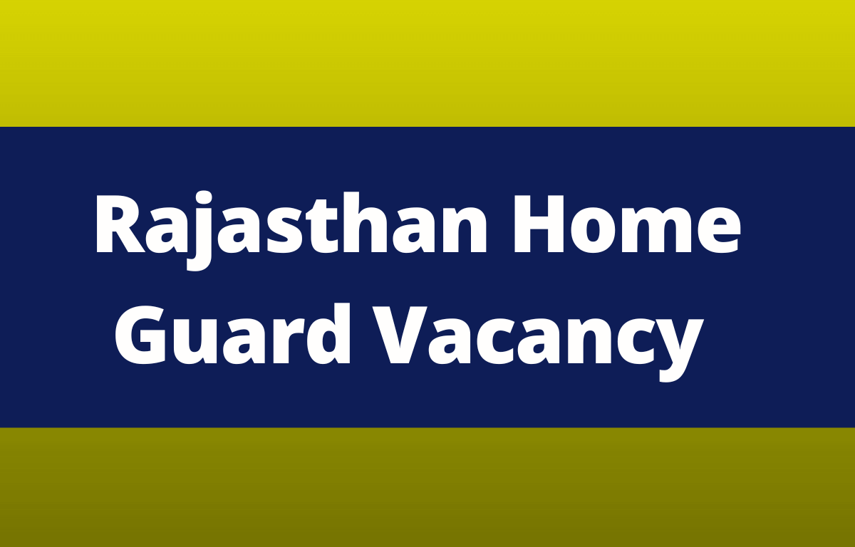 Rajasthan Home Guard Vacancy (1)