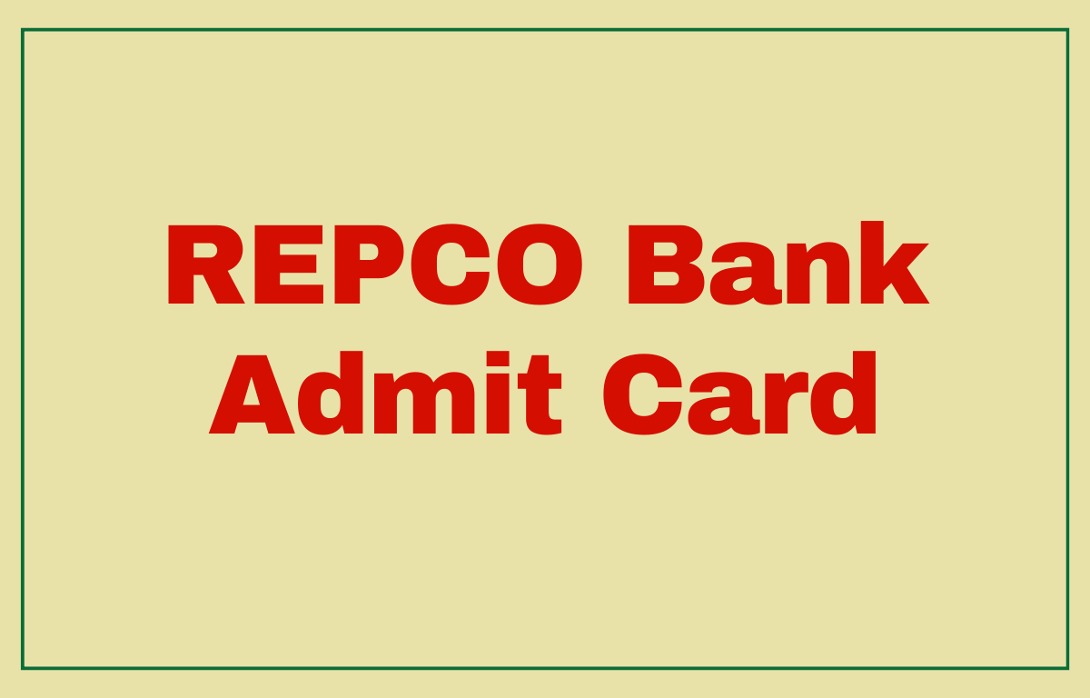 REPCO Bank Admit Card (1)