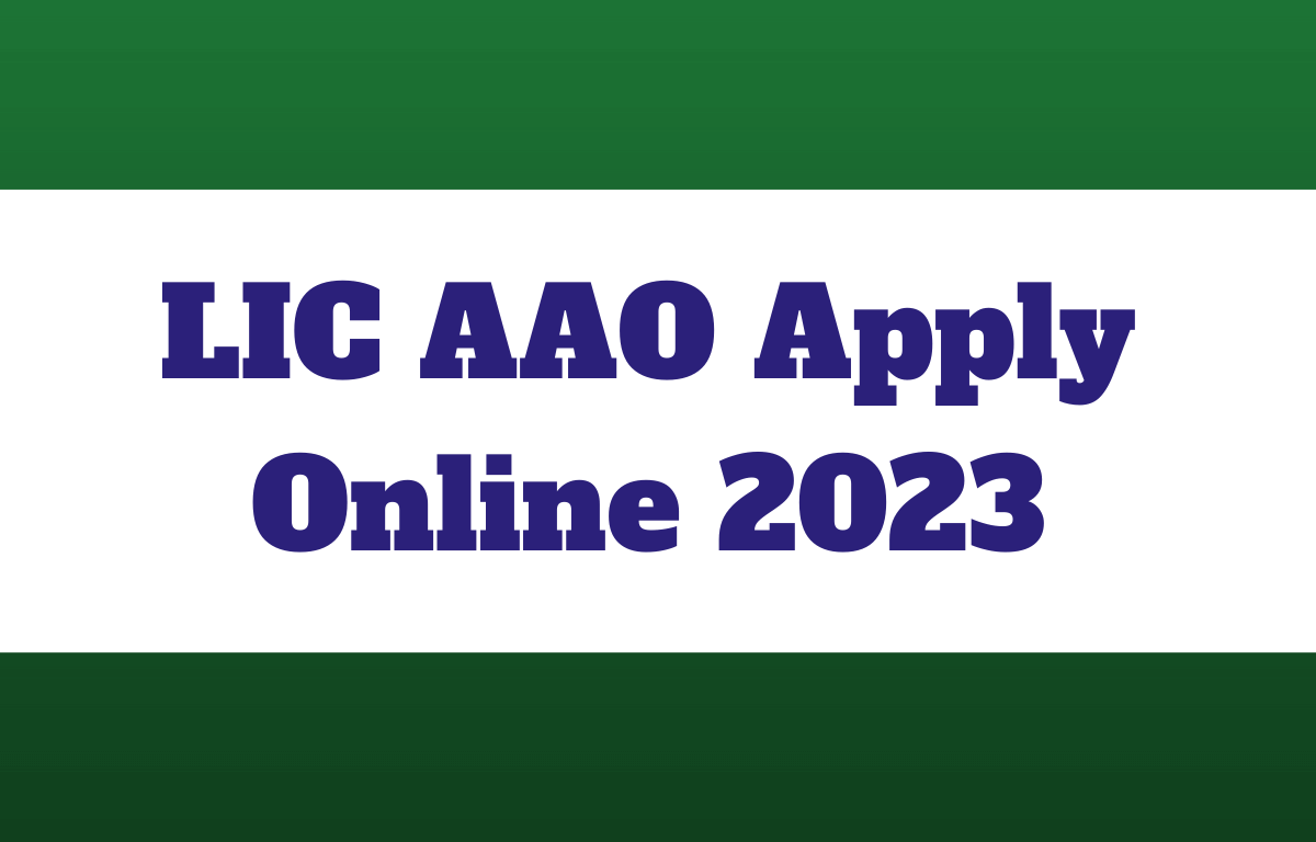 LIC AAO Apply Online