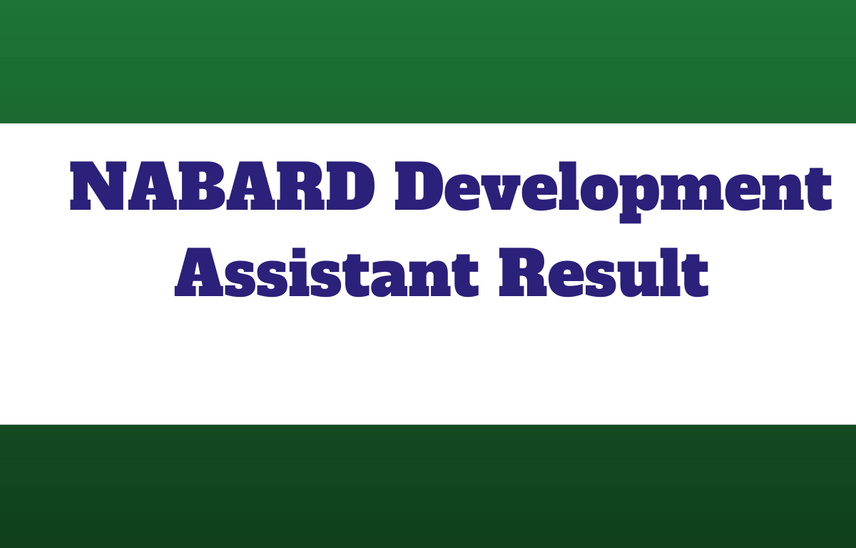 NABARD Development Assistant Mains Result 2023 Out, Result PDF Download_20.1