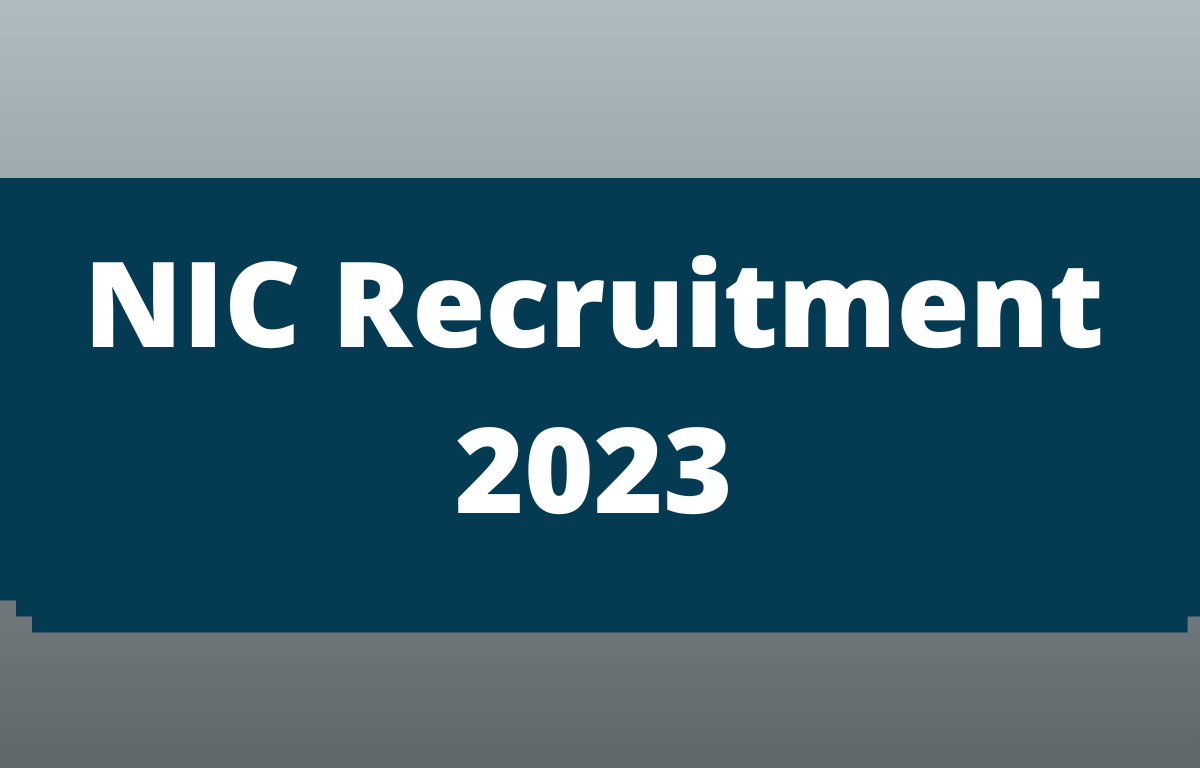 NIC Recruitment 2023 (1)