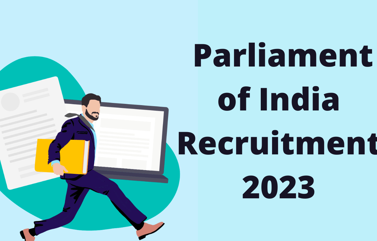 Parliament of India Recruitment 2023 (1)