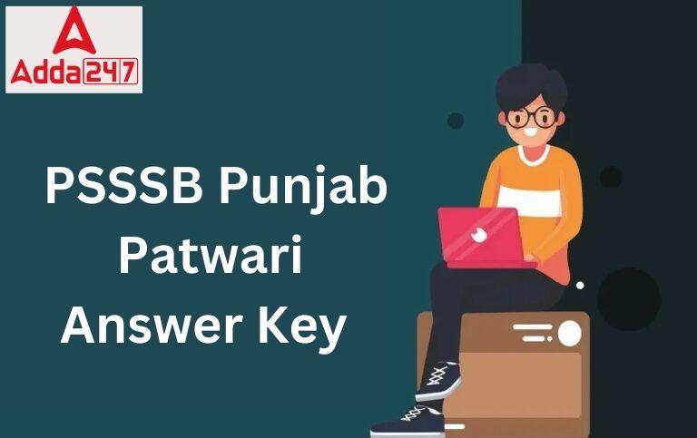 PSSSB Punjab Patwari Answer Key 2023