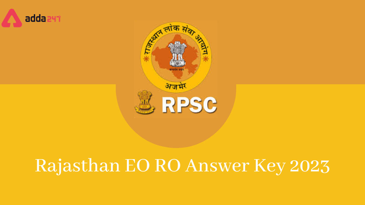 Rajasthan EO RO Answer Key 2023