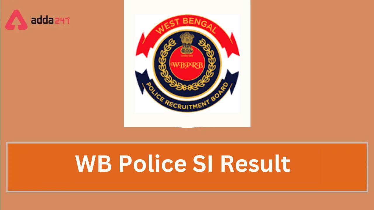 WB Police SI Result