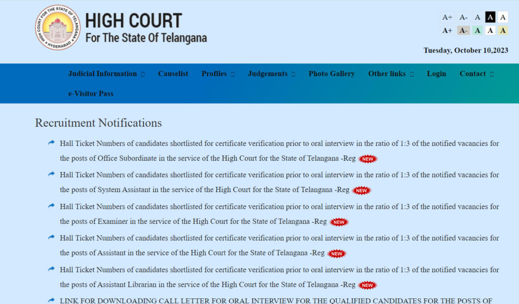 TS High Court Result 2023 Out, Result Download Link Active_40.1