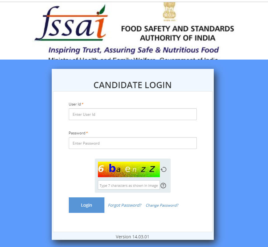 FSSAI Assistant Admit card Download