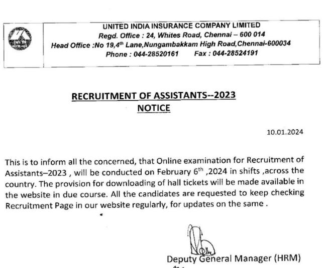 UIIC Assistant Exam Date 2024 Out, Admit Card, Exam Pattern_3.1