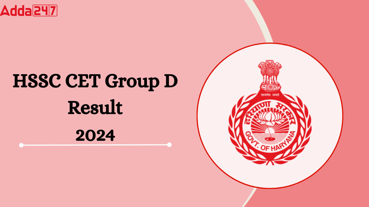 HSSC CET Group D Result 2024 Out