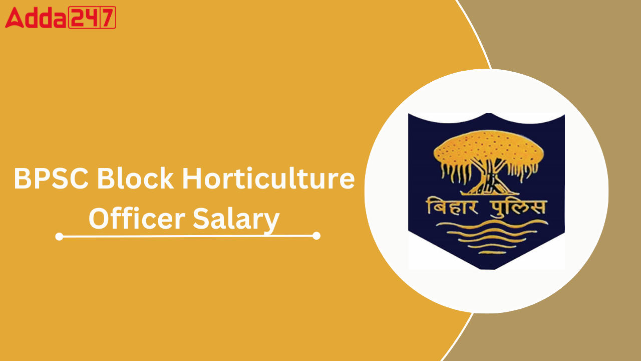 BPSC Block Horticulture Officer Salary