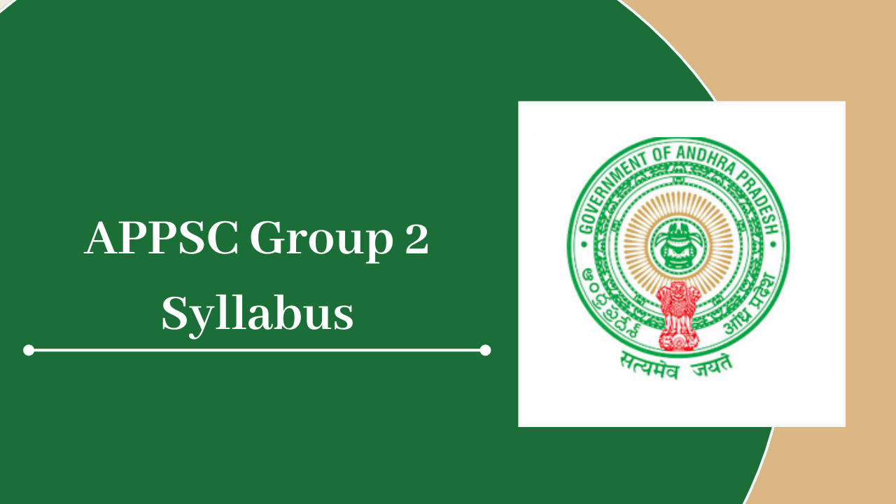 APPSC Group 2 Syllabus