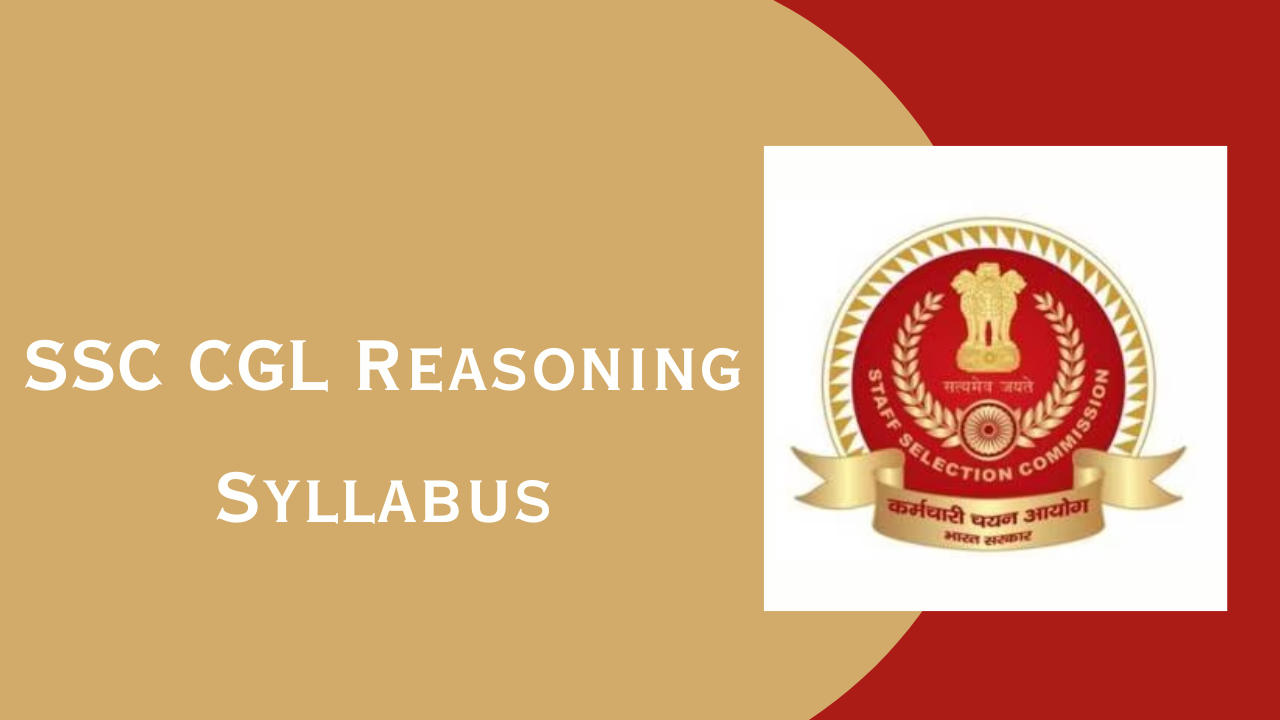 SSC CGL Reasoning Syllabus 2024