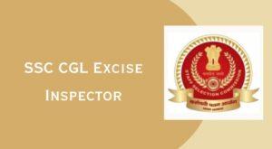 ssc cgl excise inspector