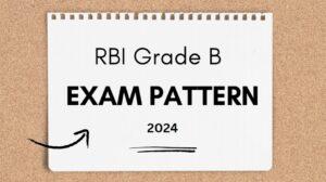rbi grade b exam pattern
