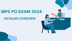 two candidates are discussing about ibps po exam 2024