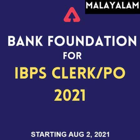 BANK FOUNDATION CRASH BATCH | IBPS CLERK & PO 2021