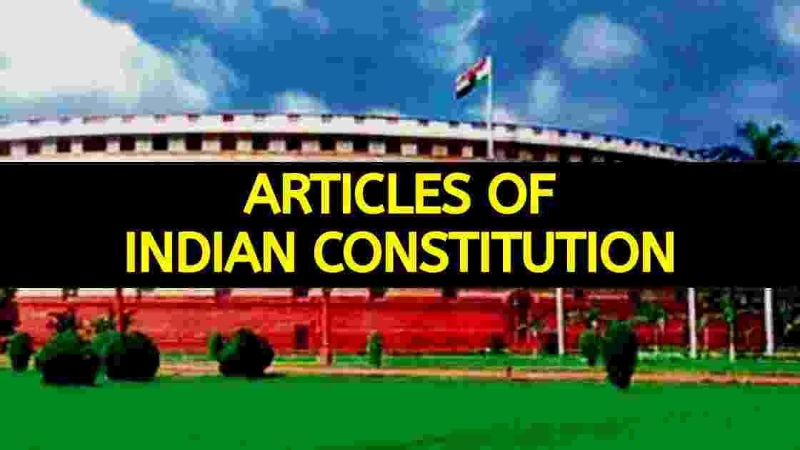 Articles 1 to 15th of Indian Constitution- Polity