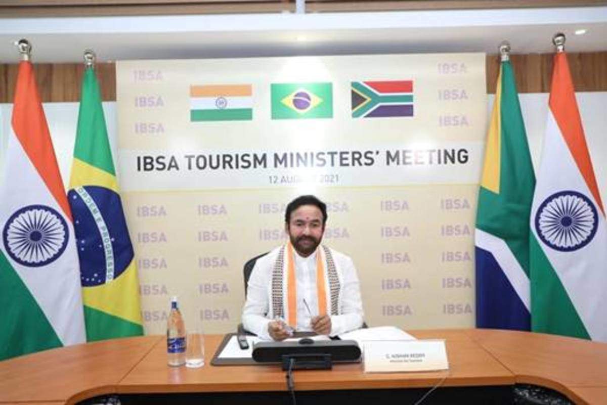 India organises the IBSA Tourism Ministers' Meet Virtually| വെർച്വൽ പ്ലാറ്റ്ഫോമിലൂടെ ഇന്ത്യ IBSA മന്ത്രിമാരുടെ യോഗം സംഘടിപ്പിച്ചു_20.1