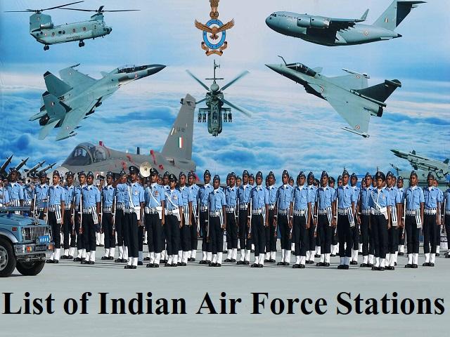 Command Stations Of Indian Air Force