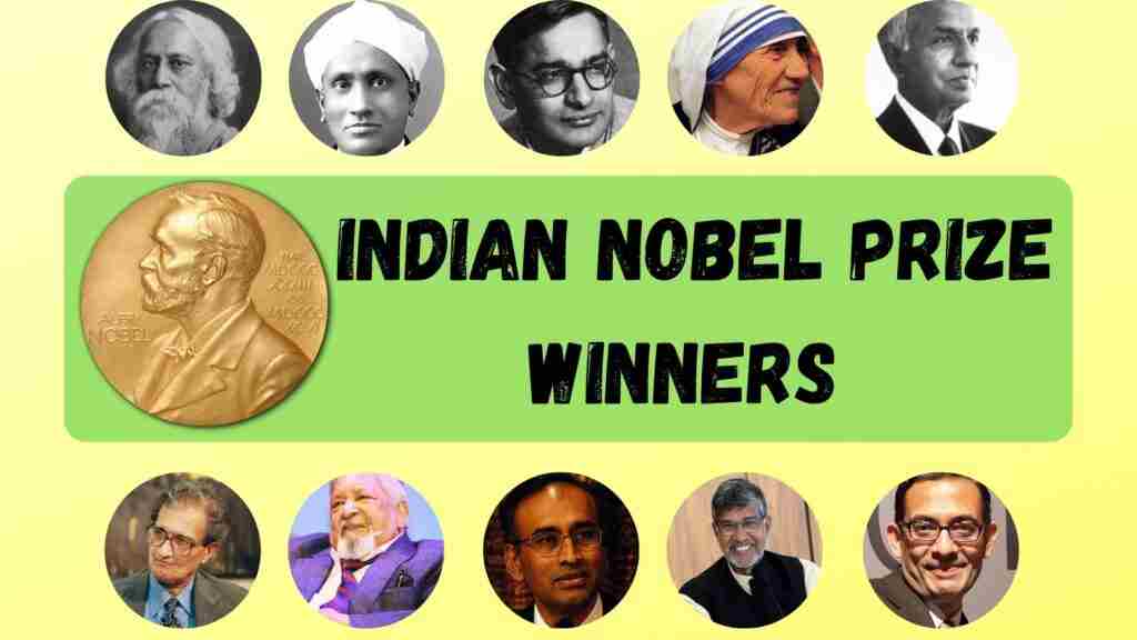 KPSC and HCA Study Material Indian-Nobel-Prize-Winners