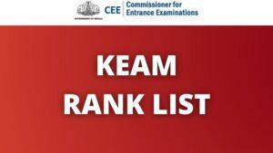 KEAM-Rank-List 2021