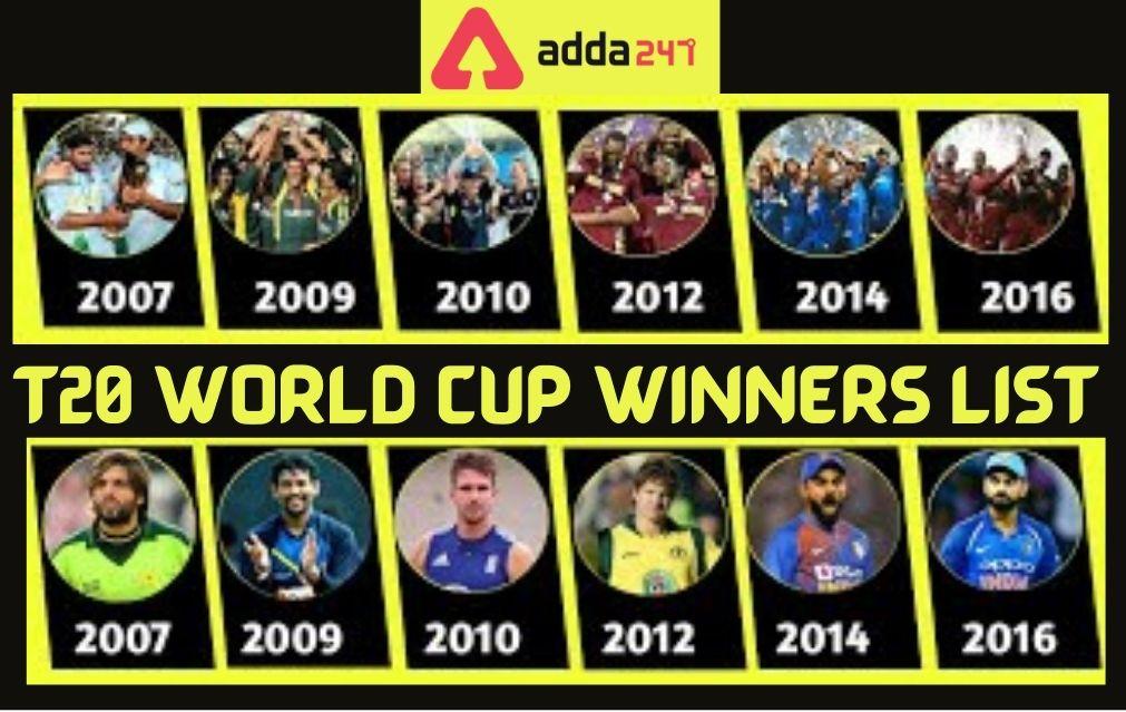 T20 World Cup Winners List from 2007 to 2021; Check ICC Men's Team List_20.1