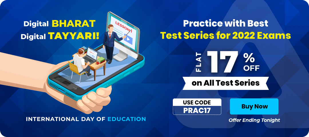 Practice with Best Test Series For 2022 Exams at 17% Offer